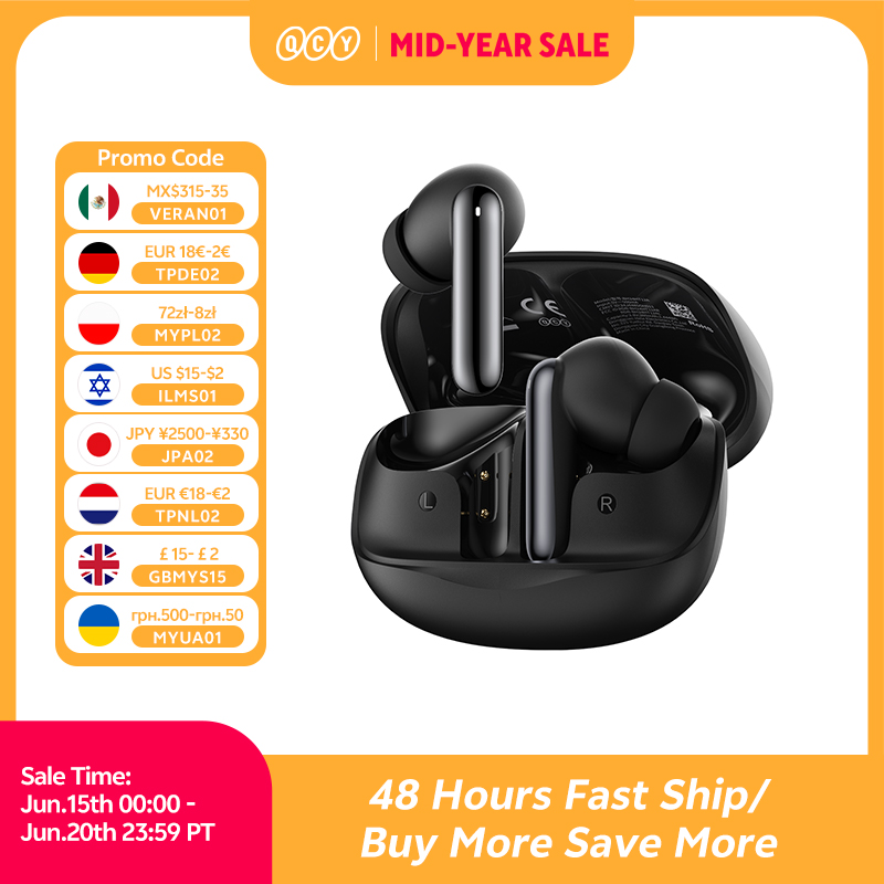 Earbuds Anc Wireless - QCY Melobuds N50 ANC Bluetooth 5.4