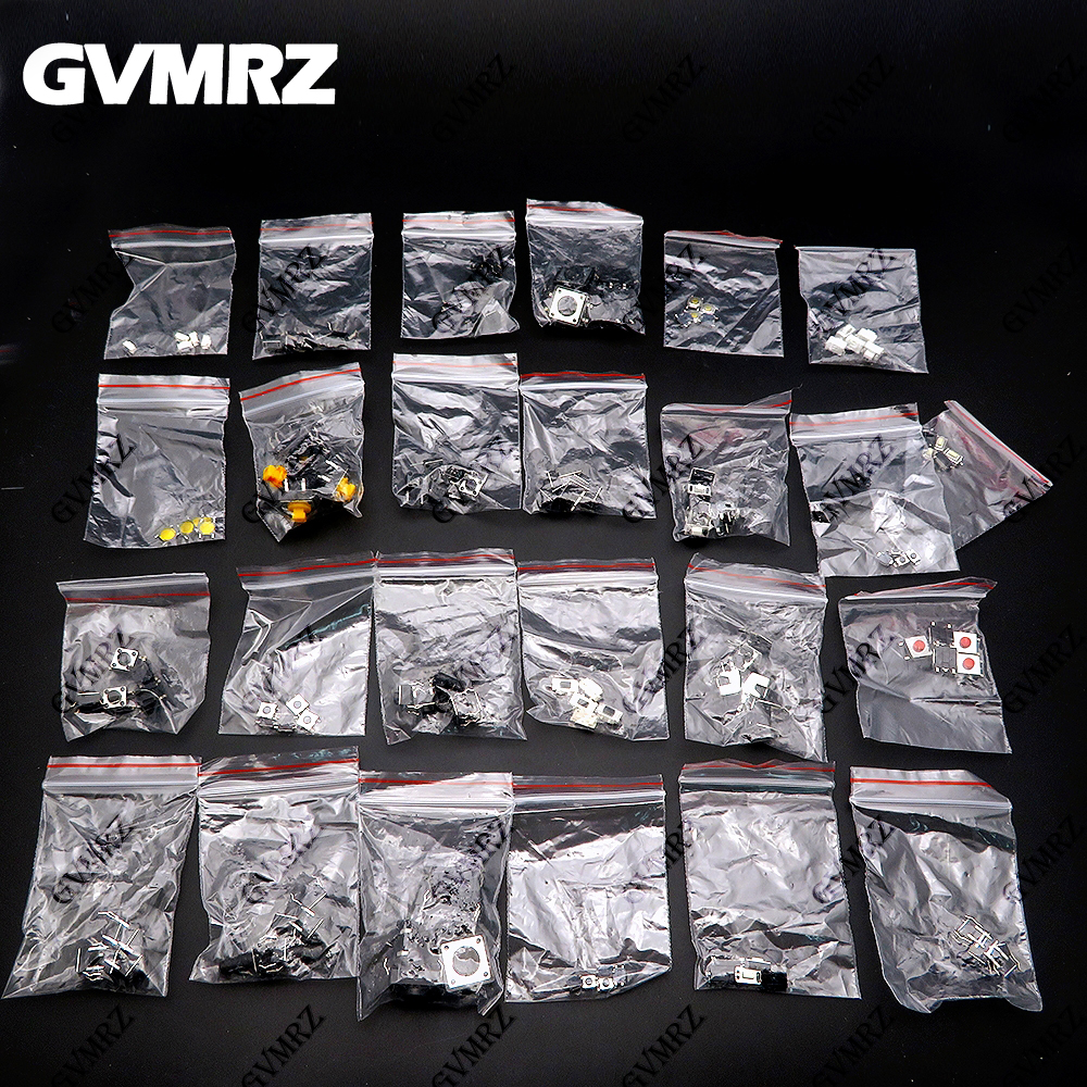 125PCS 25Values Assorted Push  - Electronics Gadgets Bag review and price