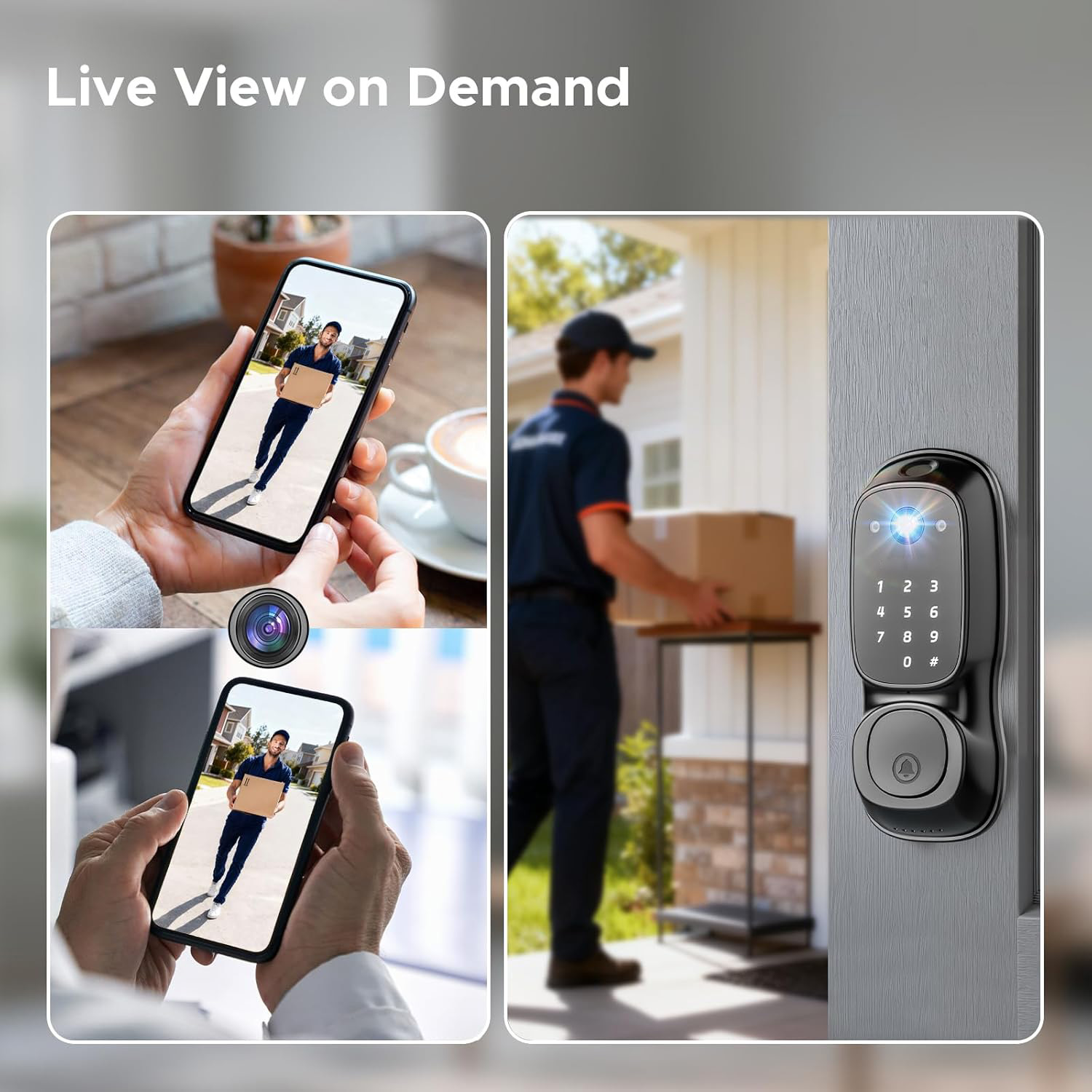 Tuya Wifi Smart Door Lock ‎Cam - Electronics & Tech Gadgets review and price