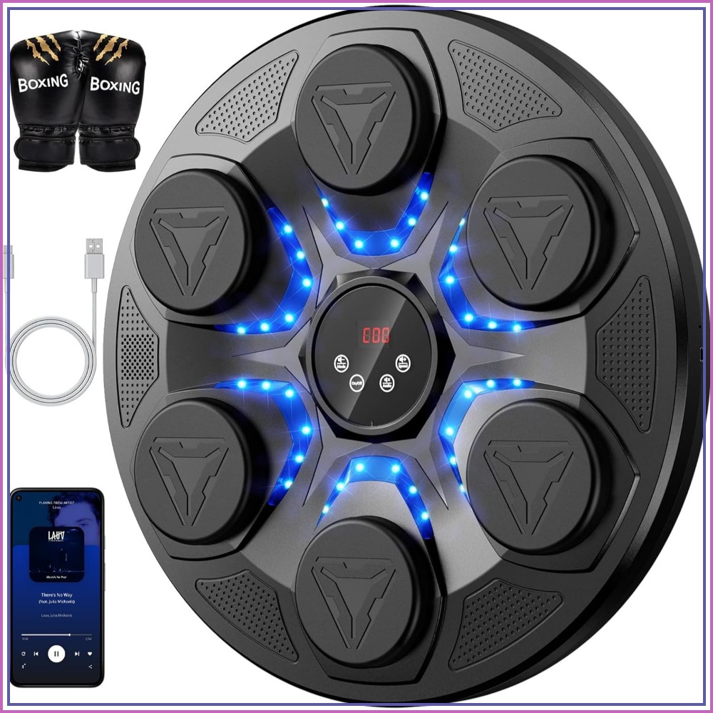 Upgrade Music Boxing Machine,  - Led Gloves Music review and price