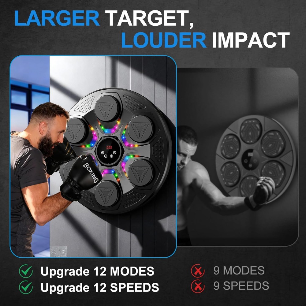 Upgrade Music Boxing Machine,  - Led Gloves Music review and price