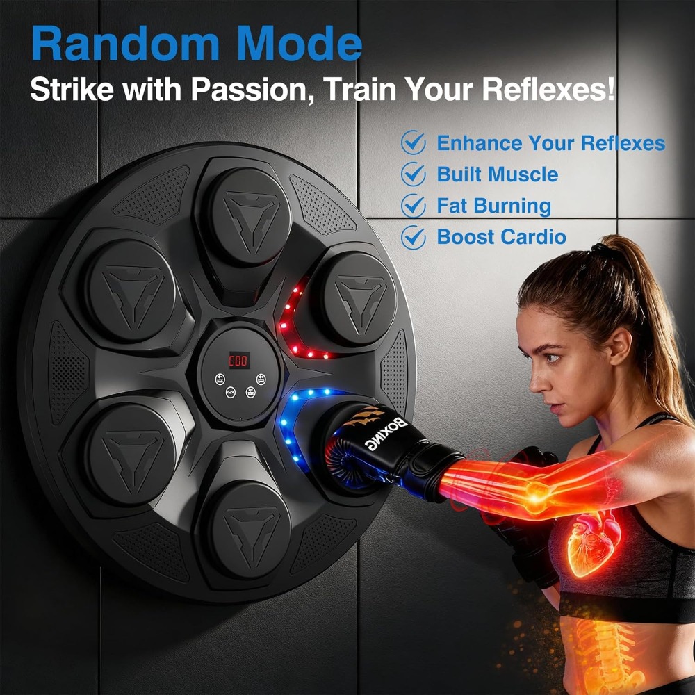 Upgrade Music Boxing Machine,  - Led Gloves Music review and price