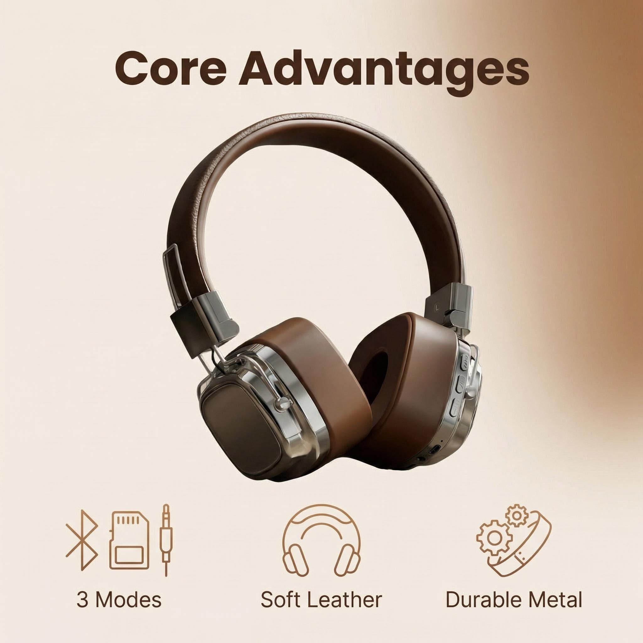 Retro Leather Over-ear Headpho - Retro Game Controller Usb review and price