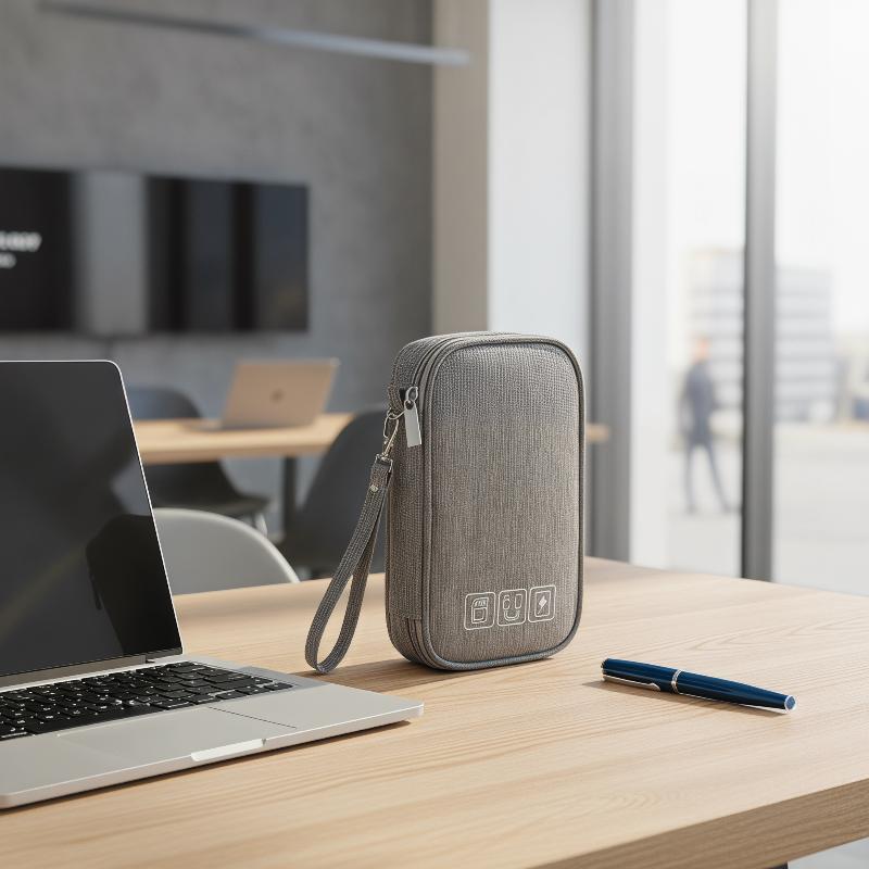 Double Layer Cable Storage Bag - Electronics Gadgets Bag review and price