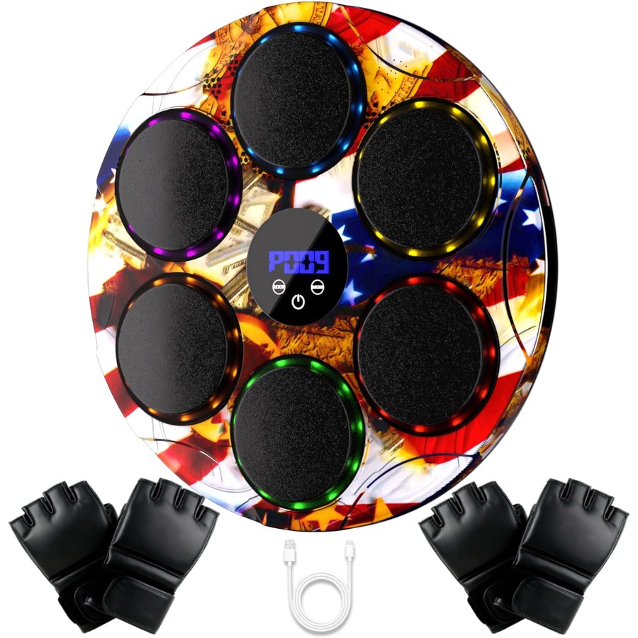 Wall Mounted Music Boxing Mach - Led Gloves Music review and price