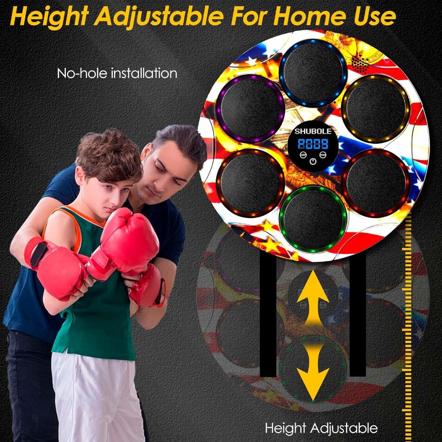 Wall Mounted Music Boxing Mach - Led Gloves Music review and price
