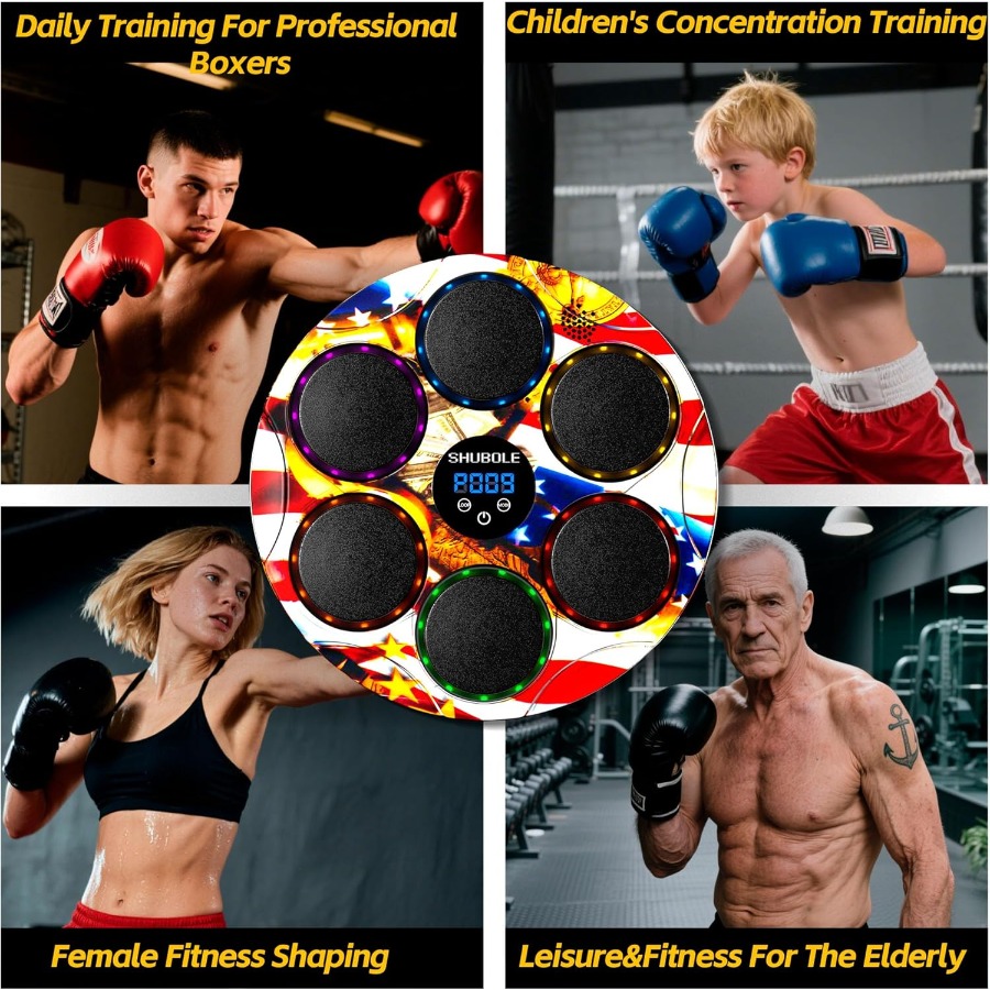 Wall Mounted Music Boxing Mach - Led Gloves Music review and price