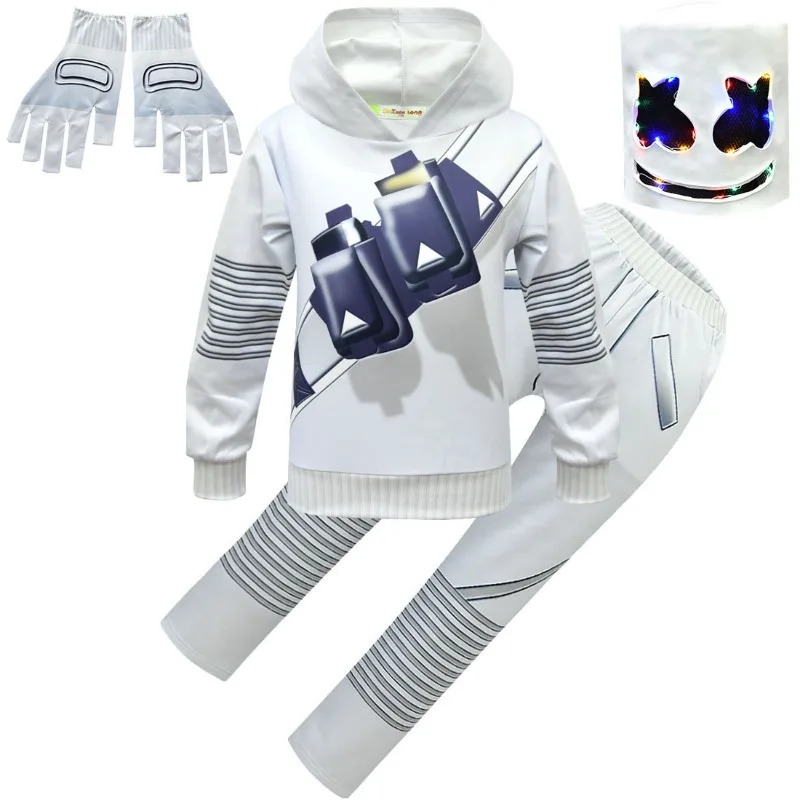 Kids Cosplay Costume Boys Mars - Led Gloves Music review and price