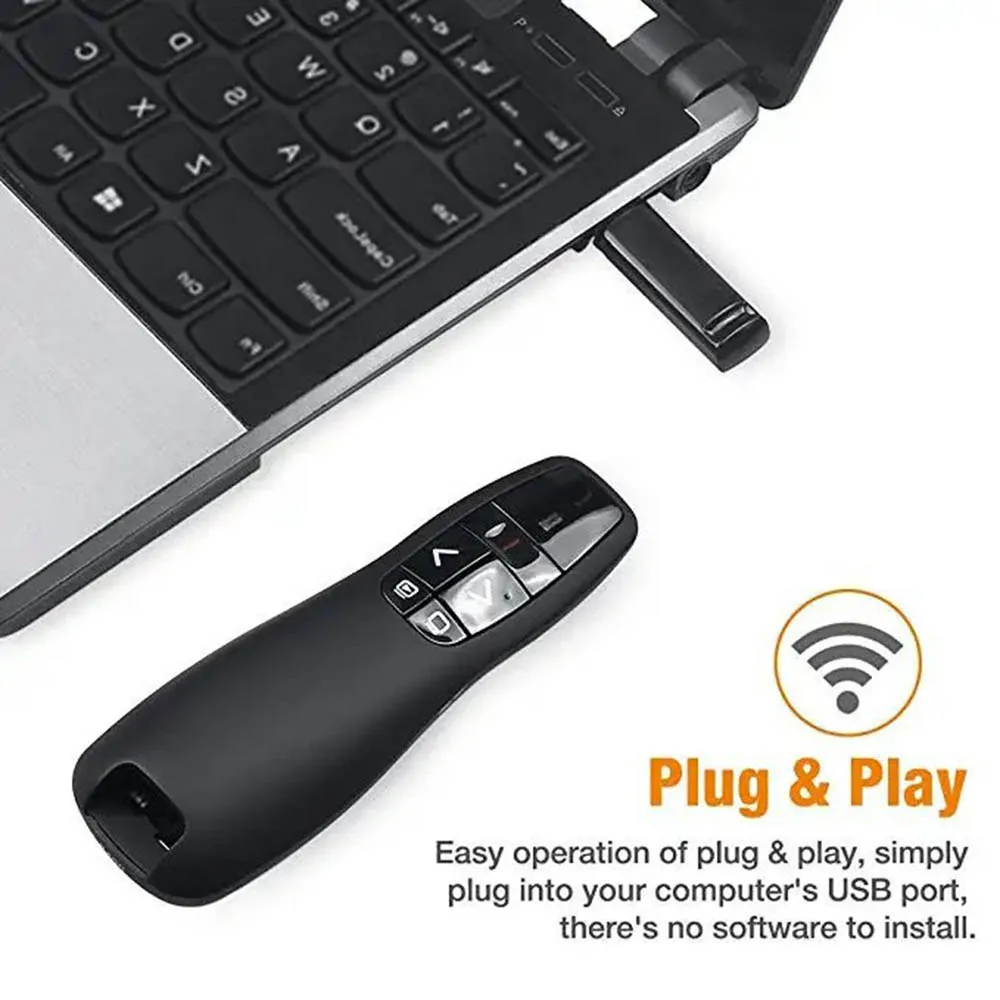 PPT Presenter 2.4GHz USB R400  - Laser Pointer Presenter review and price