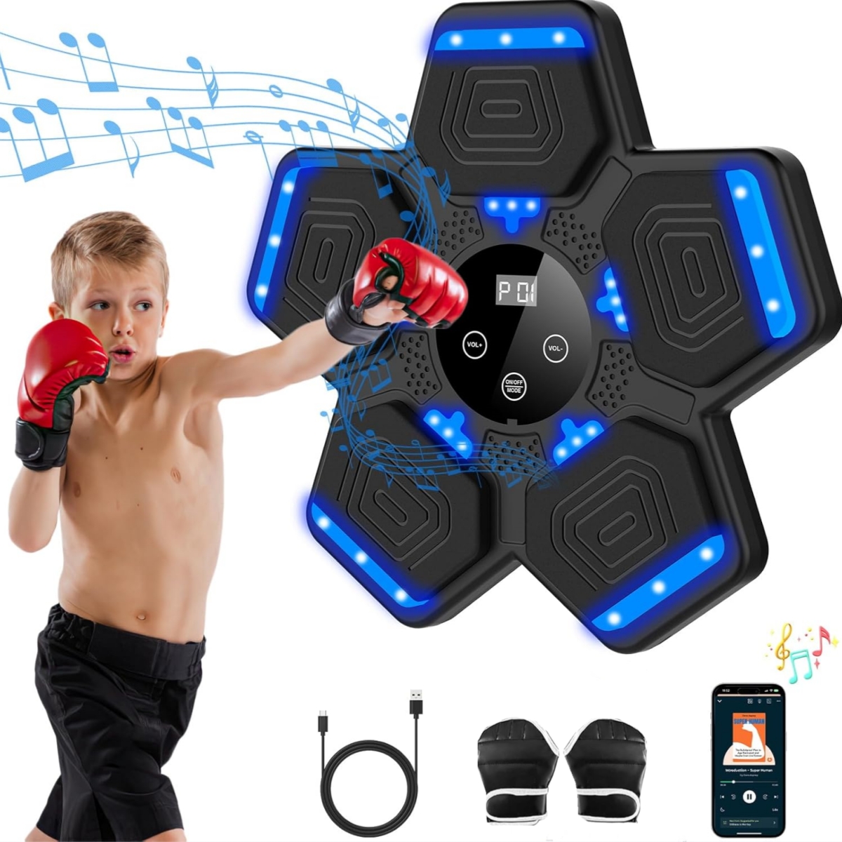 2024 Smart Bluetooth Music Box - Led Gloves Music review and price