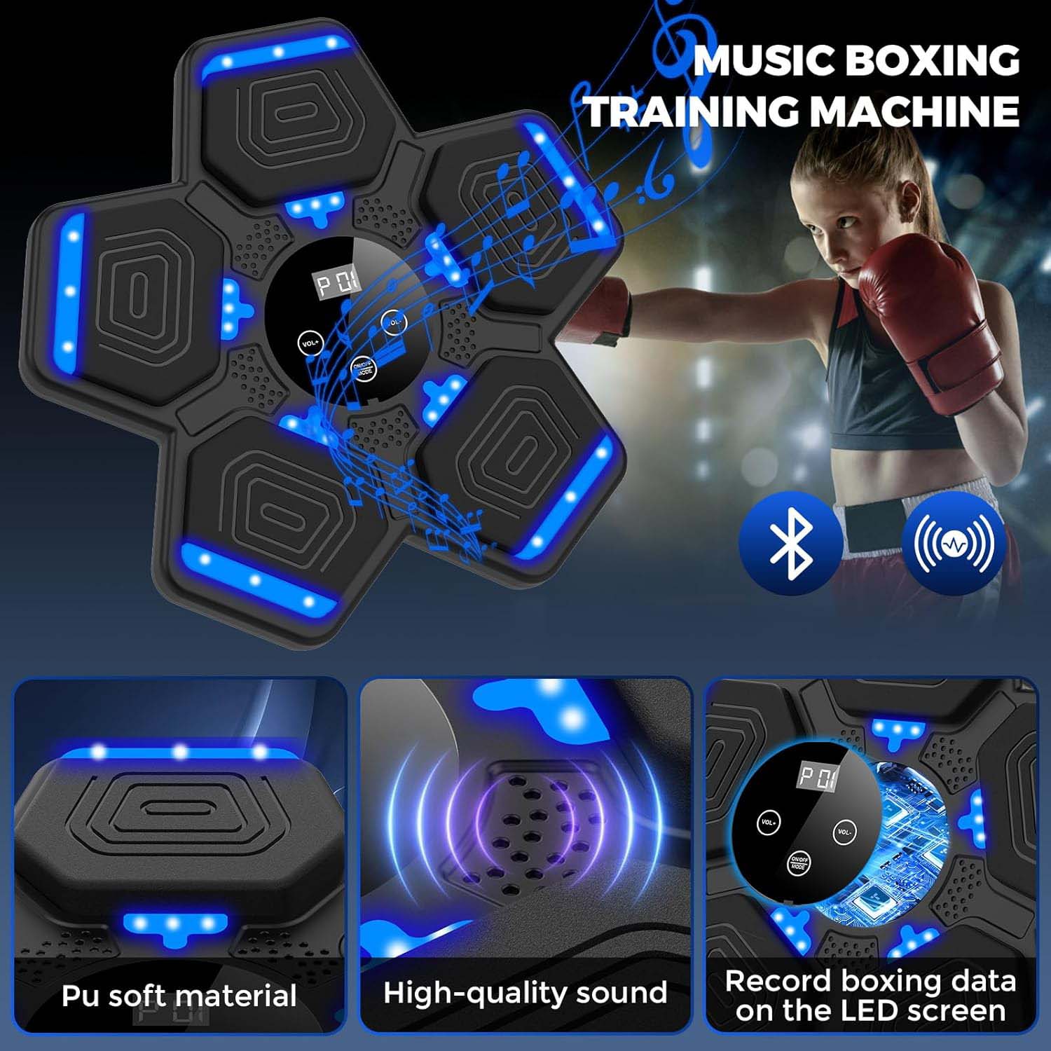 2024 Smart Bluetooth Music Box - Led Gloves Music review and price