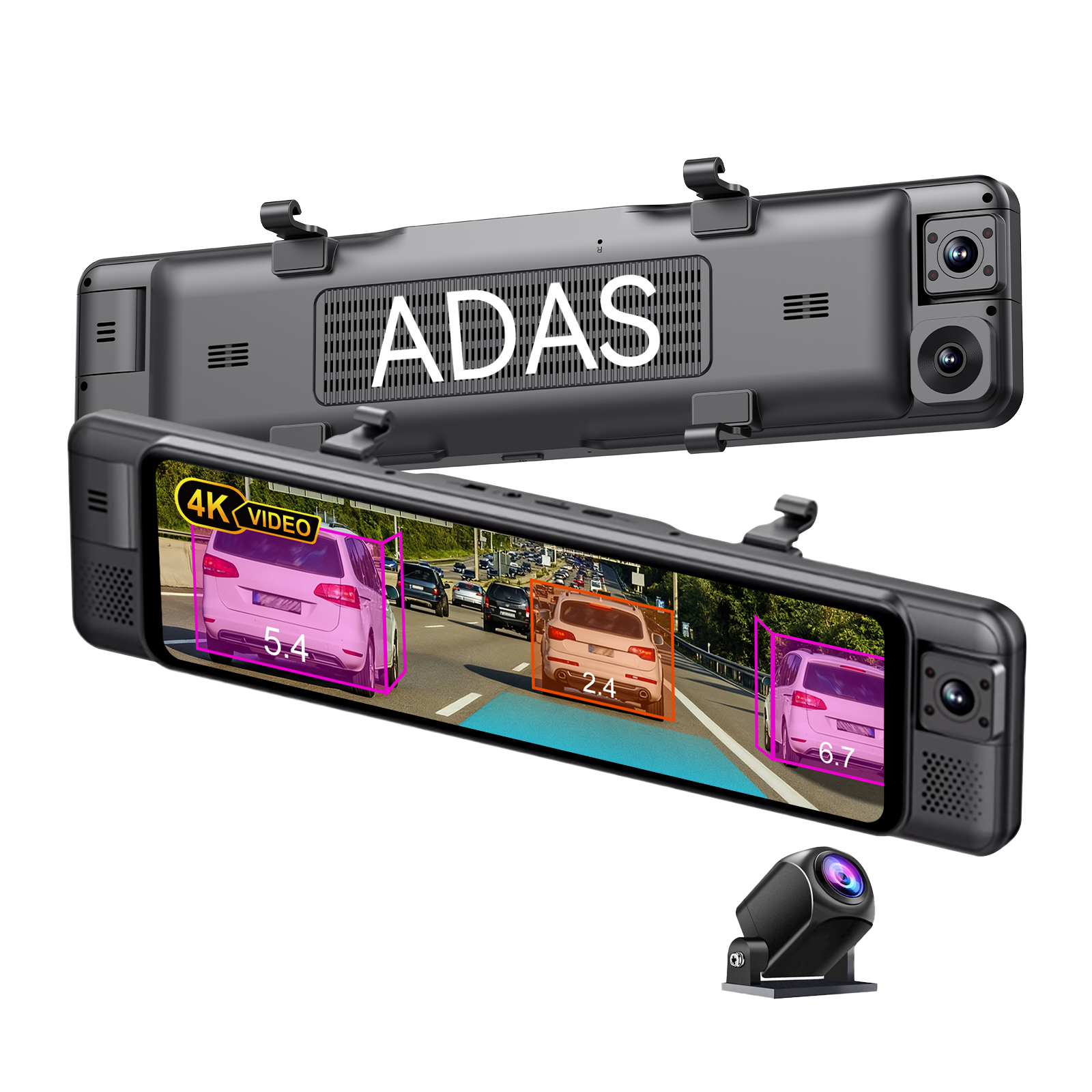 ADINKAM 11 Inch IPS 4-Channel  - Panoramic Dash Cam 360 review and price