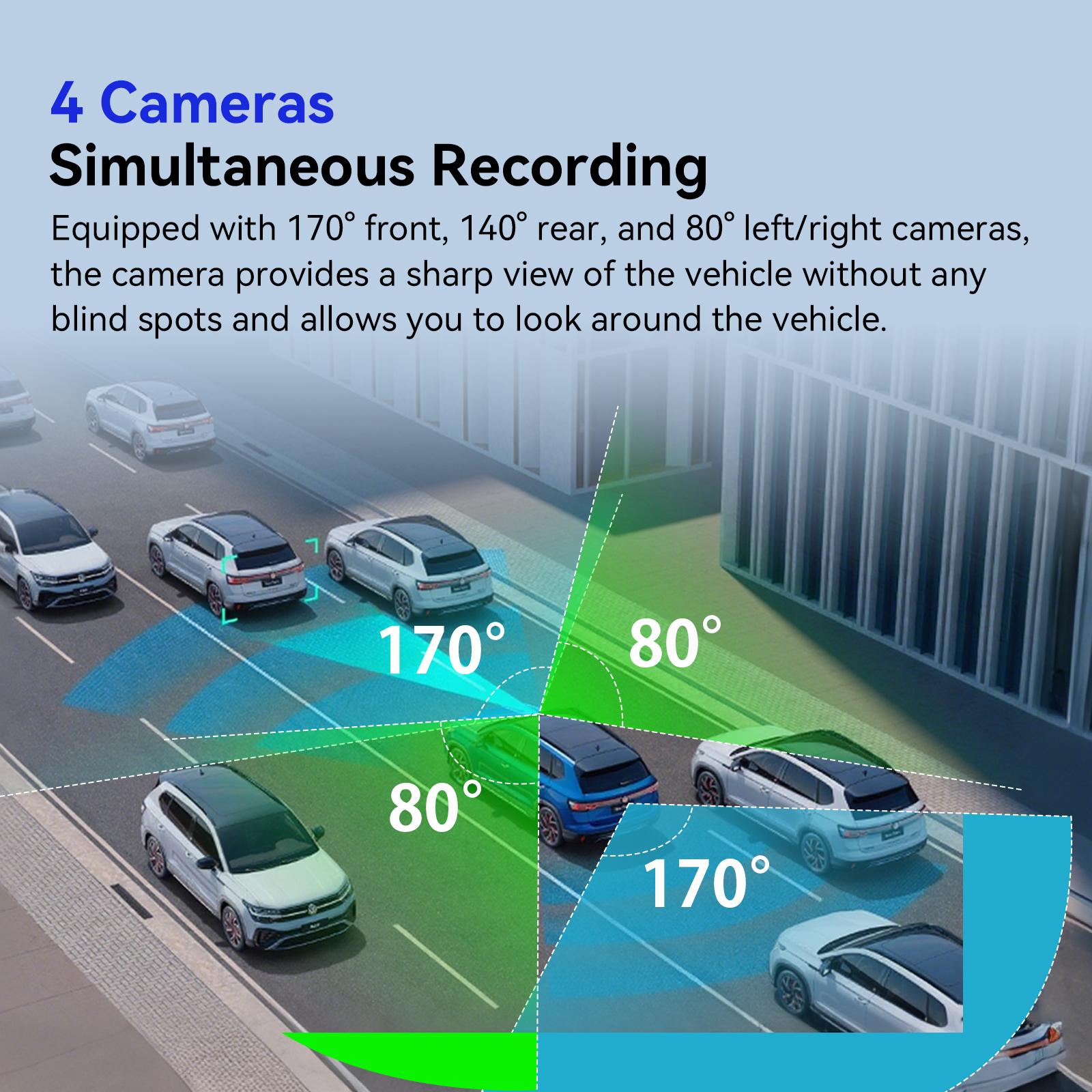 ADINKAM 11 Inch IPS 4-Channel  - Panoramic Dash Cam 360 review and price