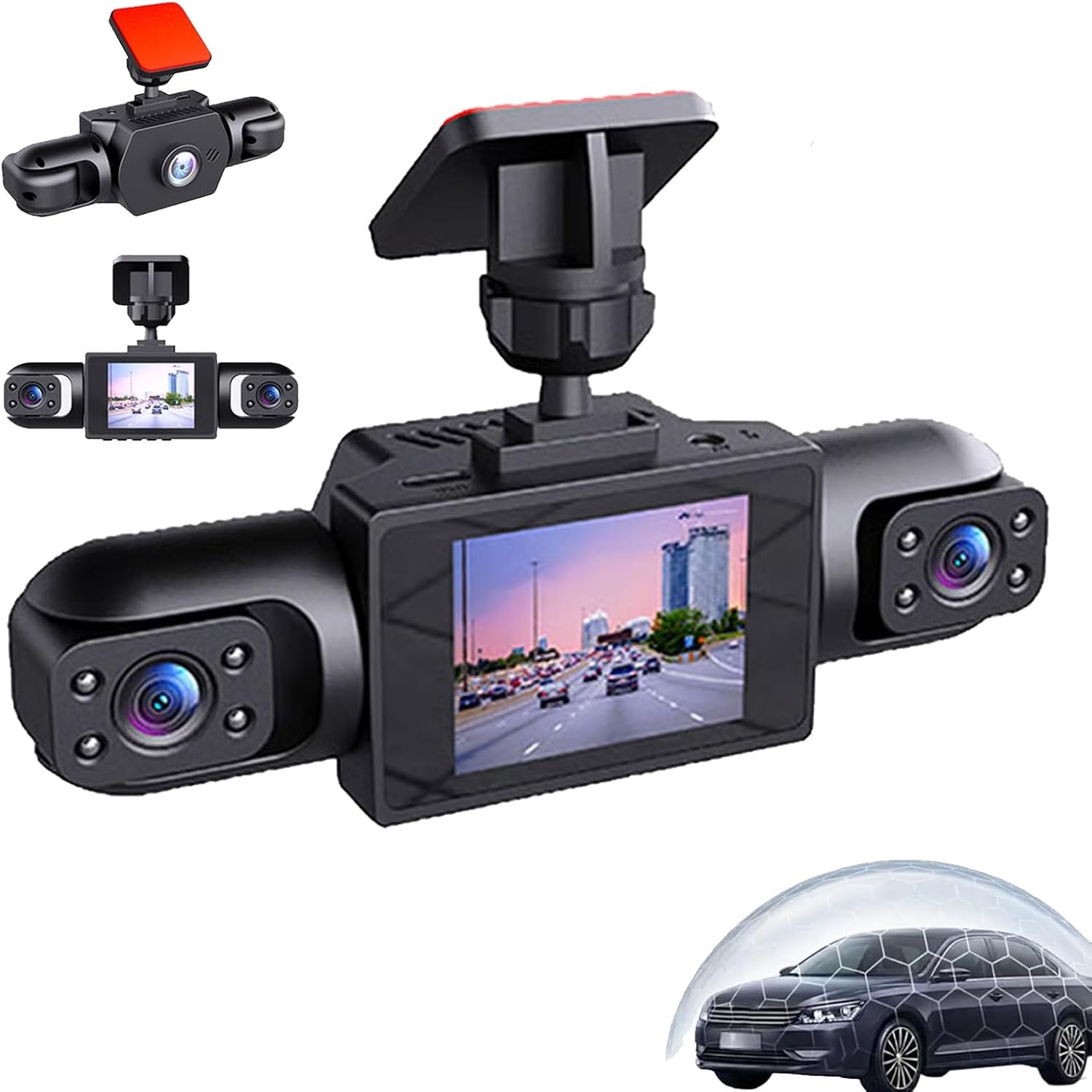 All-Round 360 Degree 1080P Pan - Panoramic Dash Cam 360 review and price