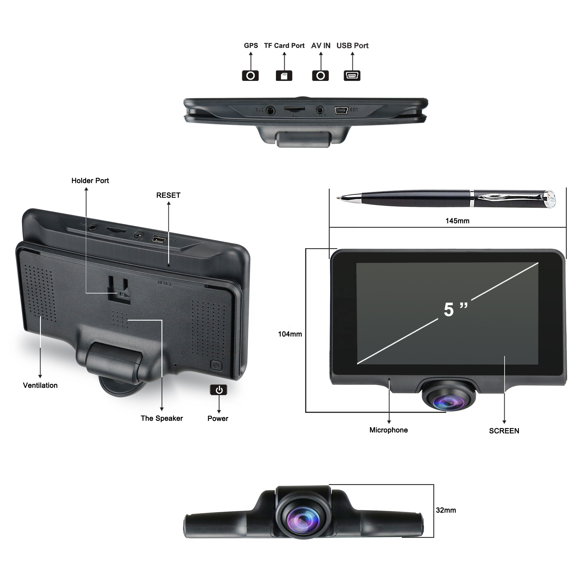 360 Dash Cam Panoramic Dual Da - Panoramic Dash Cam 360 review and price
