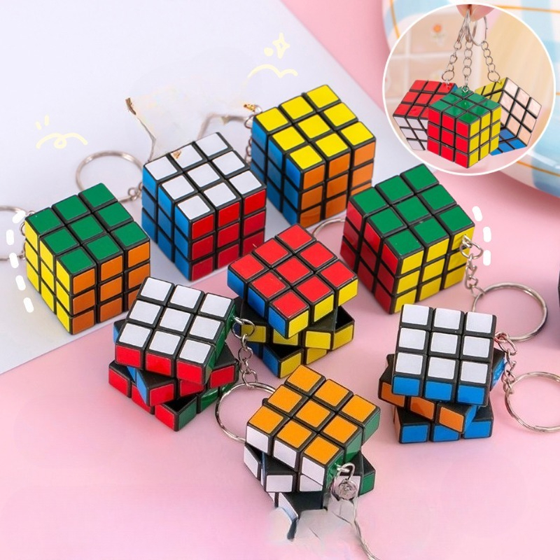 Mini 3x3 Magic Cube Keychain P - Electronics Gadgets Bag review and price