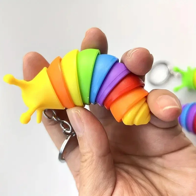 Mini Fidget Slug Keychain Toys - Electronics Gadgets Bag review and price