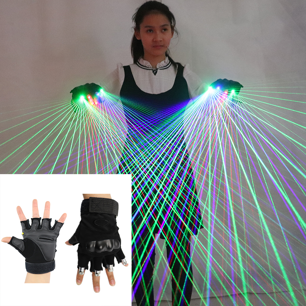 2 in 1 RGB Laser Gloves Multi- - Led Gloves Music review and price