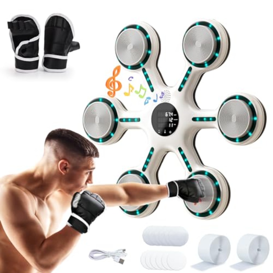 Wall Mounted Music Boxing Mach - Led Gloves Music review and price