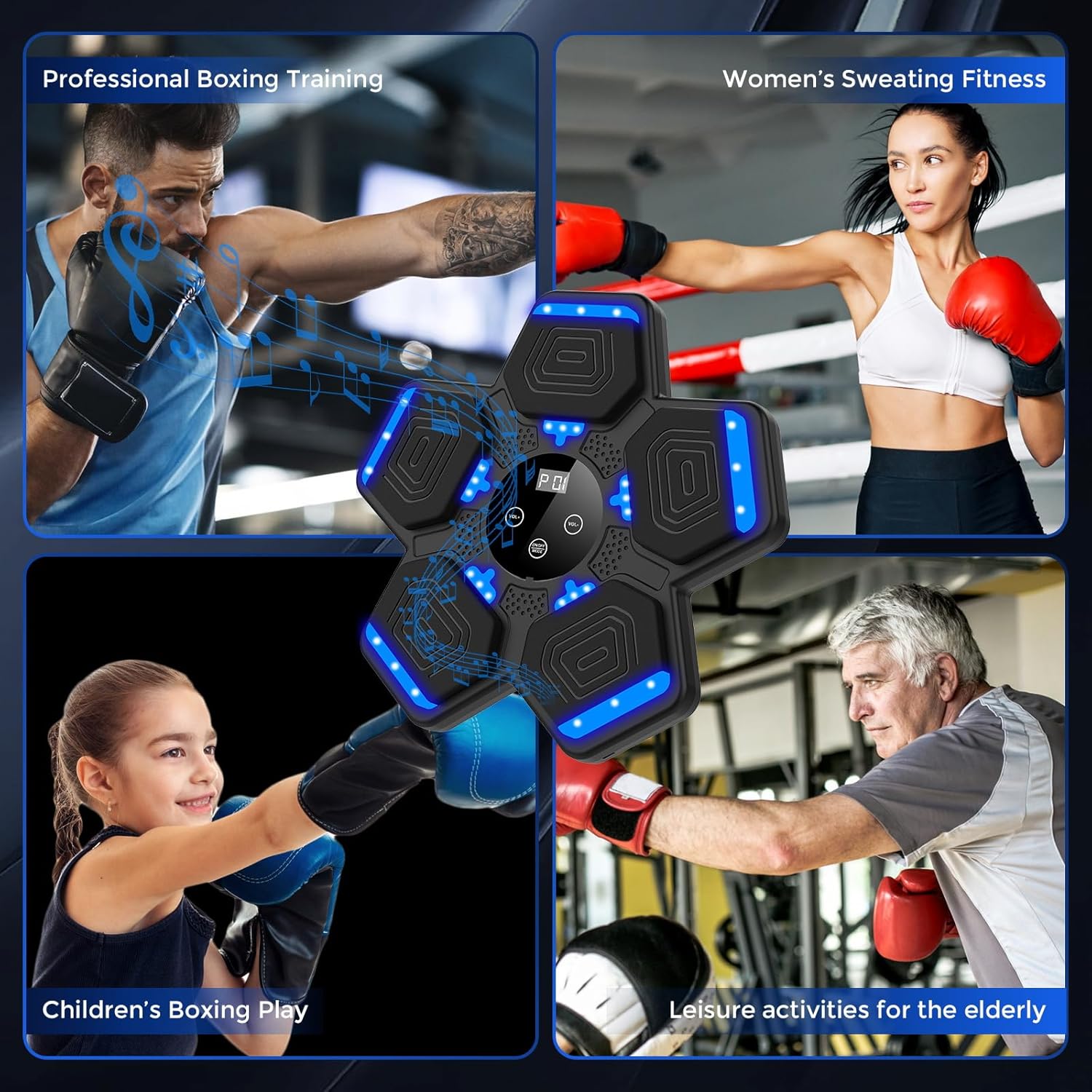Smart Bluetooth Music Boxing M - Led Gloves Music review and price